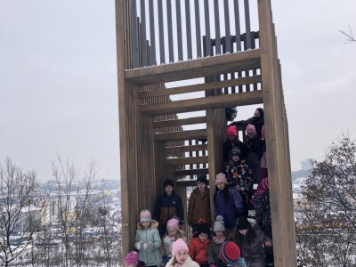 Rozhledna v parku Santoška