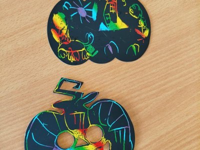 HALLOWEENSKÉ TVOŘENÍ - II. ODDĚLENÍ (A. RIEGLOVÁ)