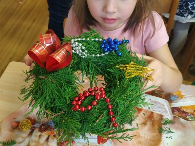 Výroba adventních věnců