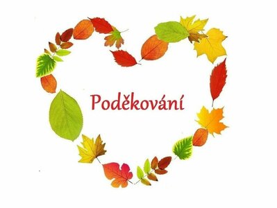 Poděkování sponzorům