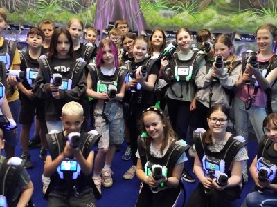 5.A Laser game a areál Vltavanů