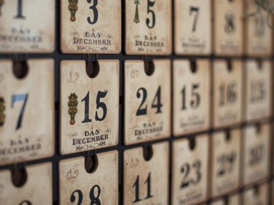 Anglický adventní kalendář