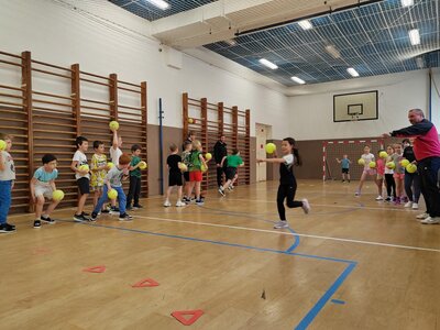 1.stupeň - ukázka miniházené